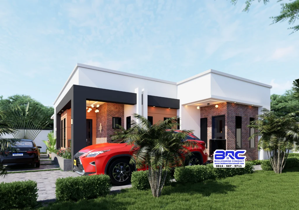 4 bedroom bungalow with BQ, bungalow house plan nigeria