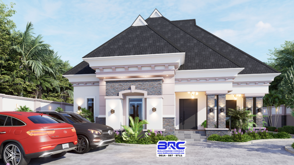 Bungalow house - The 11 Different Types of House Design in Nigeria (with pictures)- bullionrise consult