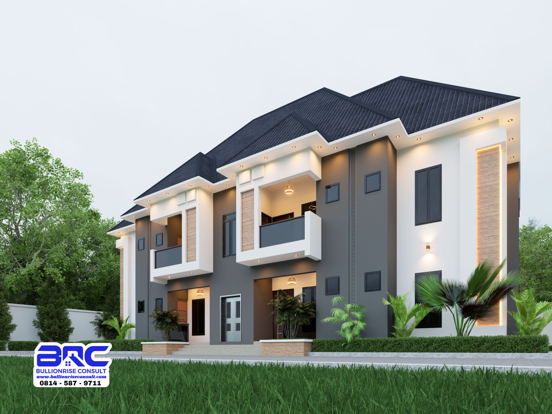 2 bedroom apartment plan - bullionrise consult - PSN19