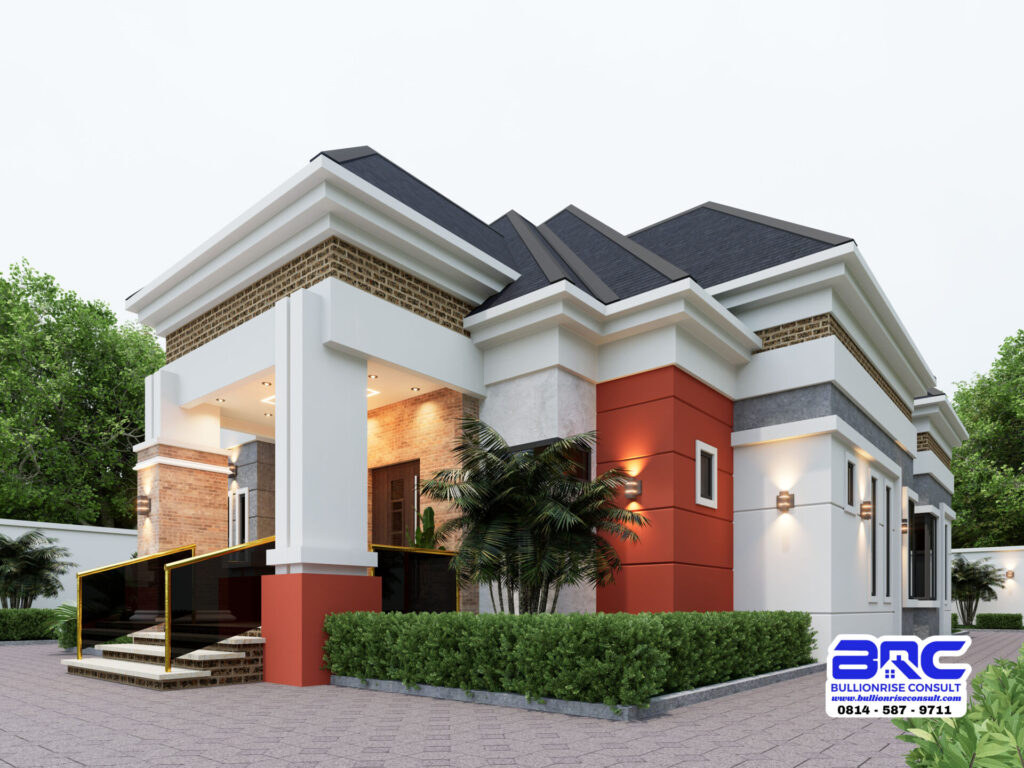 4 bedroom bungalow house plan nigeria 4- psn00013ba - bullionrise consult