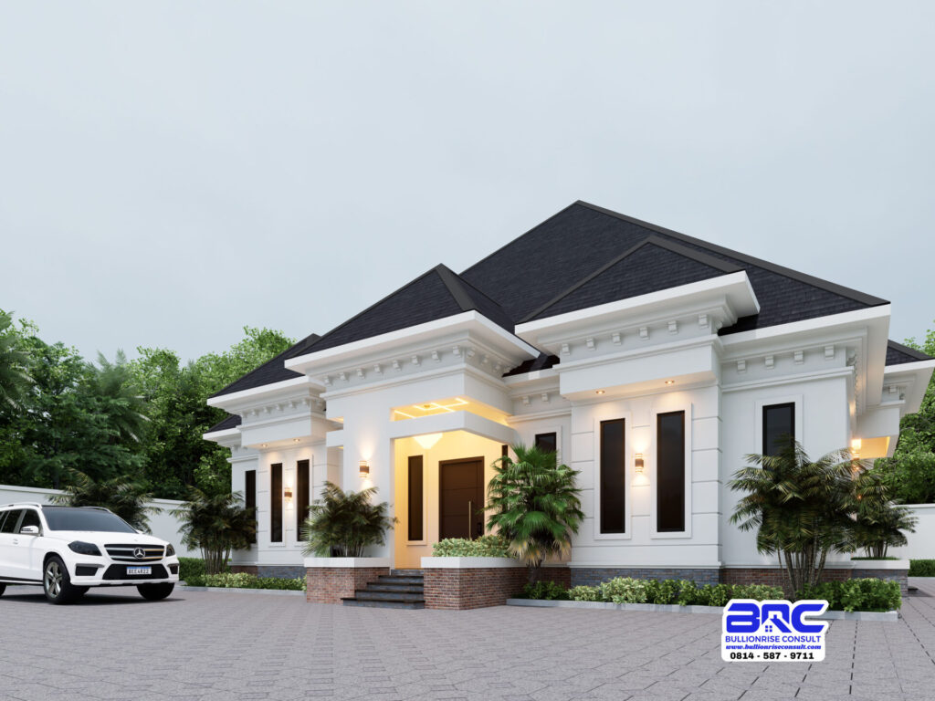 4 bedroom bungalow house plan nigeria 1- psn00012ba - bullionrise consult