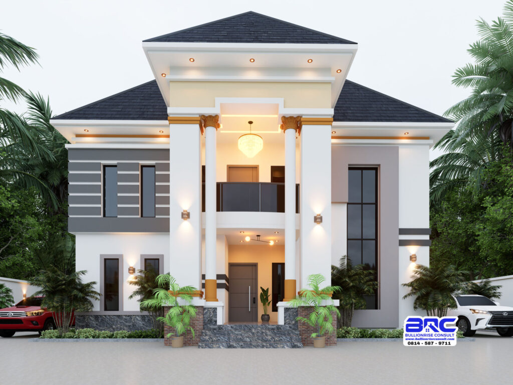 5 bedroom duplex house plan nigeria - psn00021ba - bullionrise consult