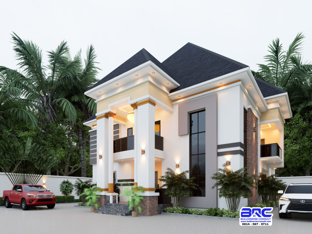 5 bedroom duplex house plan nigeria - psn00021ba - bullionrise consult1