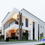 4 Bedroom + 2 Bedroom Semi-detached Duplex House Plan | Twin Gemella (PSN00024BA)