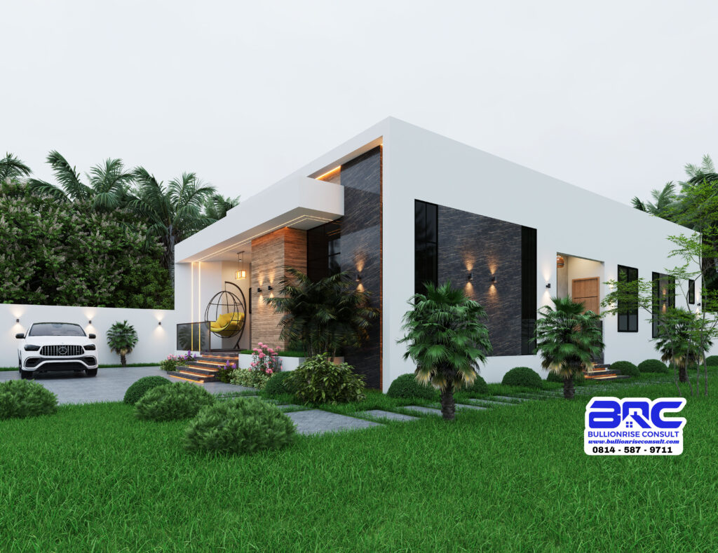 4 bedroom bungalow modern house designs - bullionrise consult 3