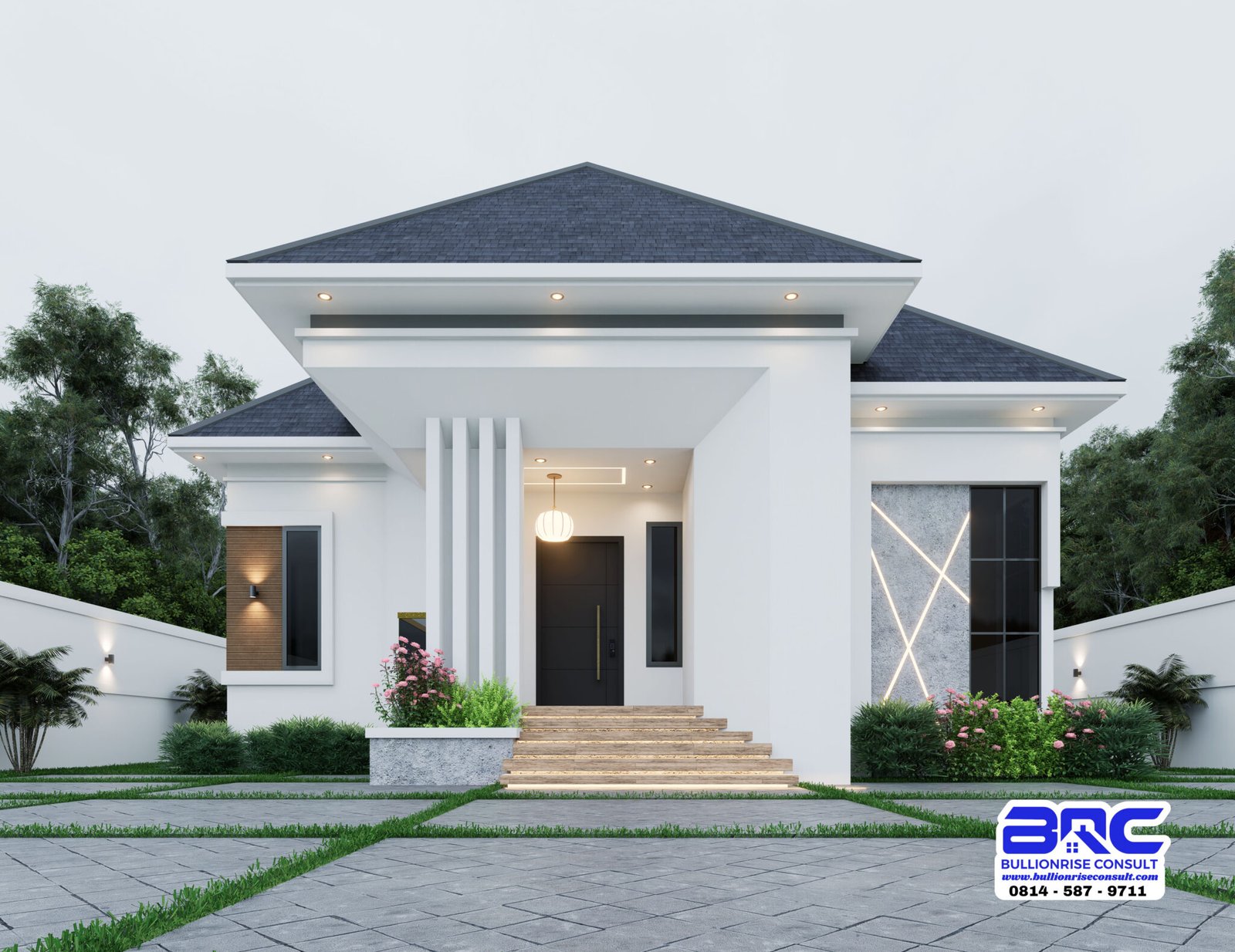 4 Bedroom Bungalow Modern House Designs Ivory Residence