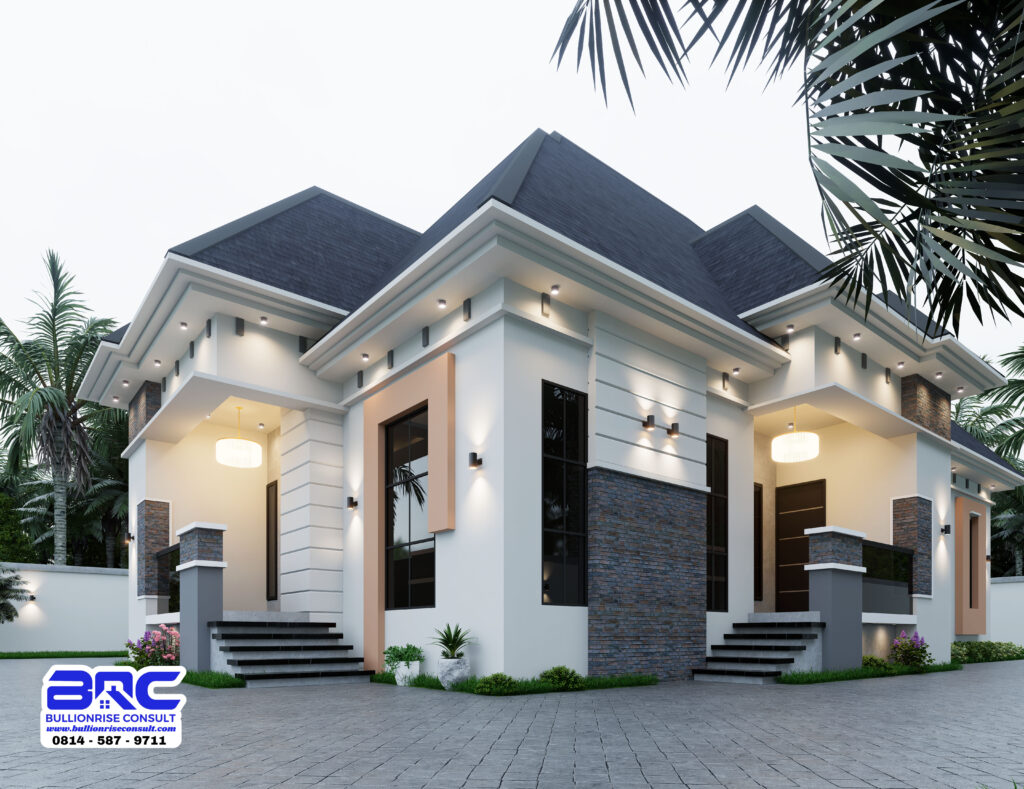 4 bedroom bungalow home design 3d - bullionrise consult 5