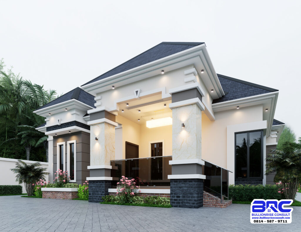 4 bedroom bungalow building plan - bullionrise consult 4