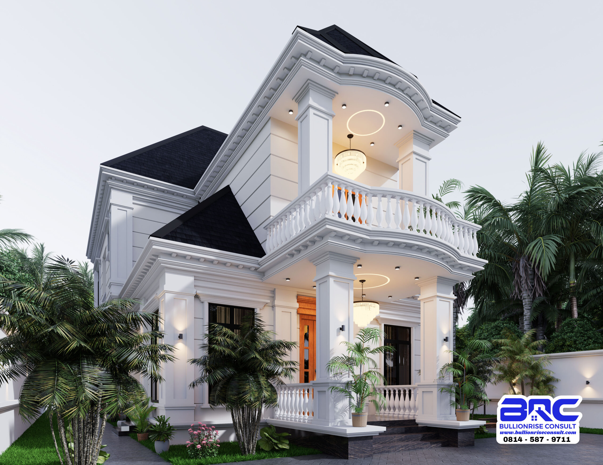 4 bedroom bungalow Pent Building Plan (Gilded Nest) PLN ID - PSN00102BA