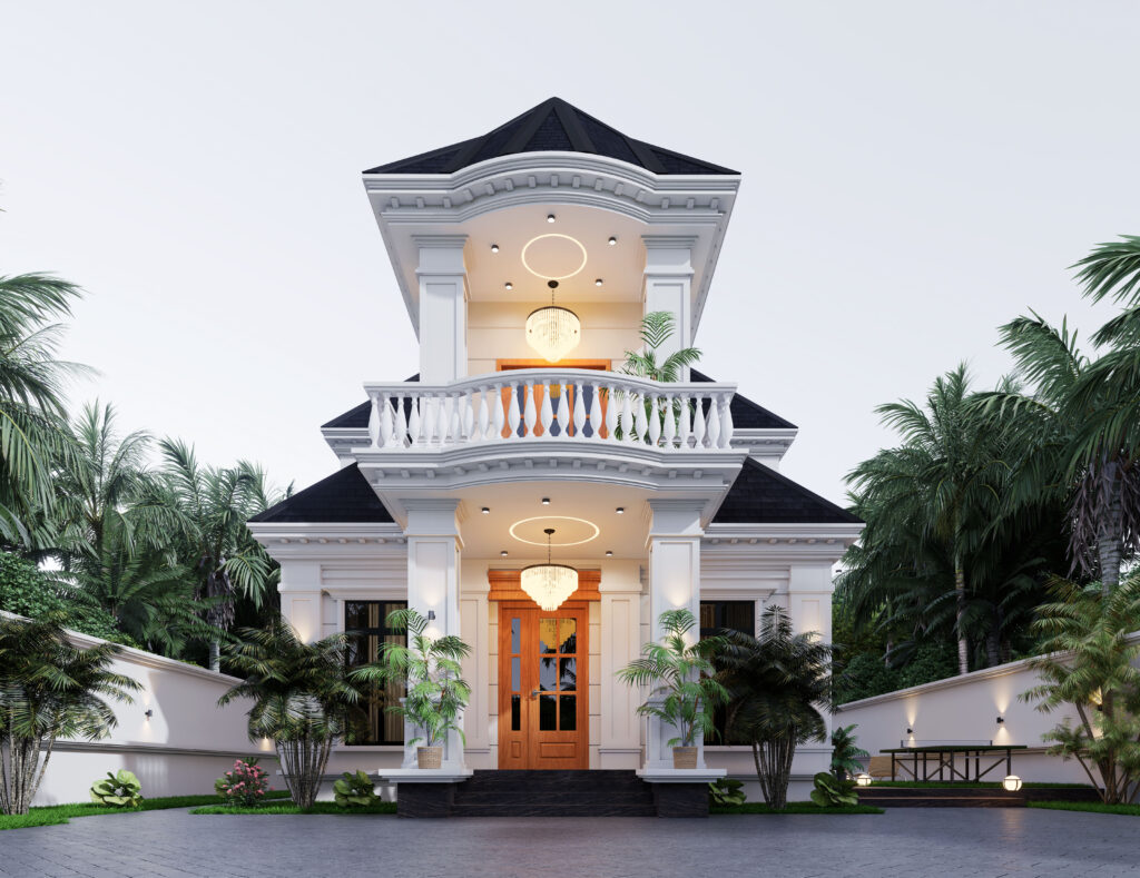 4 bedroom bungalow Pent Building Plan (Gilded Nest) PLN ID - PSN00102BA