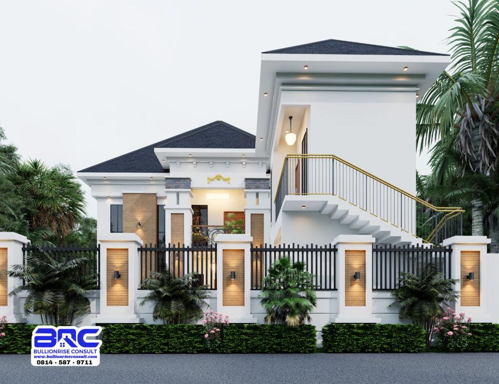 6 bedroom duplex semi detached house plan | Haven Enclave (PSN00093BA)