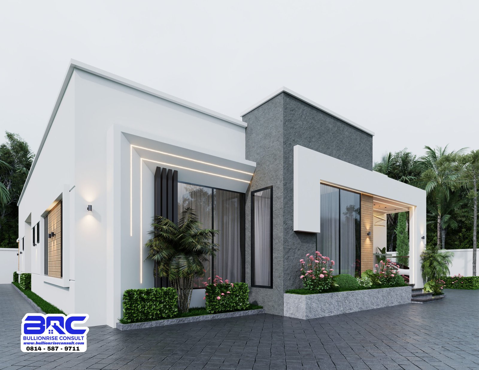 4 bedroom bungalow architectural design | Helios Home