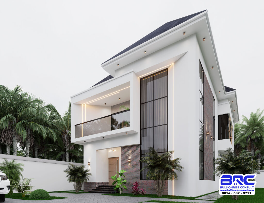 4 bedroom duplex contemporary house design - bullionrise consult 1