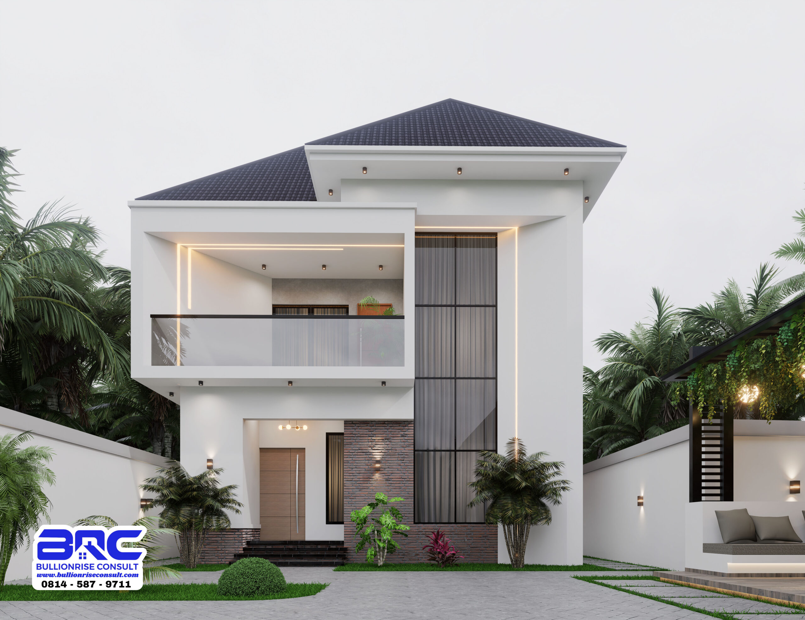 4 bedroom duplex contemporary house design - bullionrise consult 9