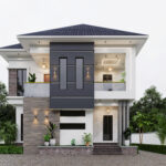 5bedroom duplex 3d house design – Sahara Villa (PSN00123BA)
