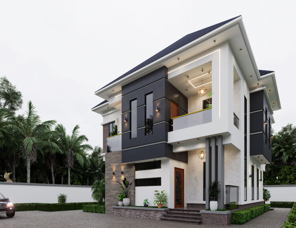 5bedroom duplex 3d house design - bullionrise consult - 4