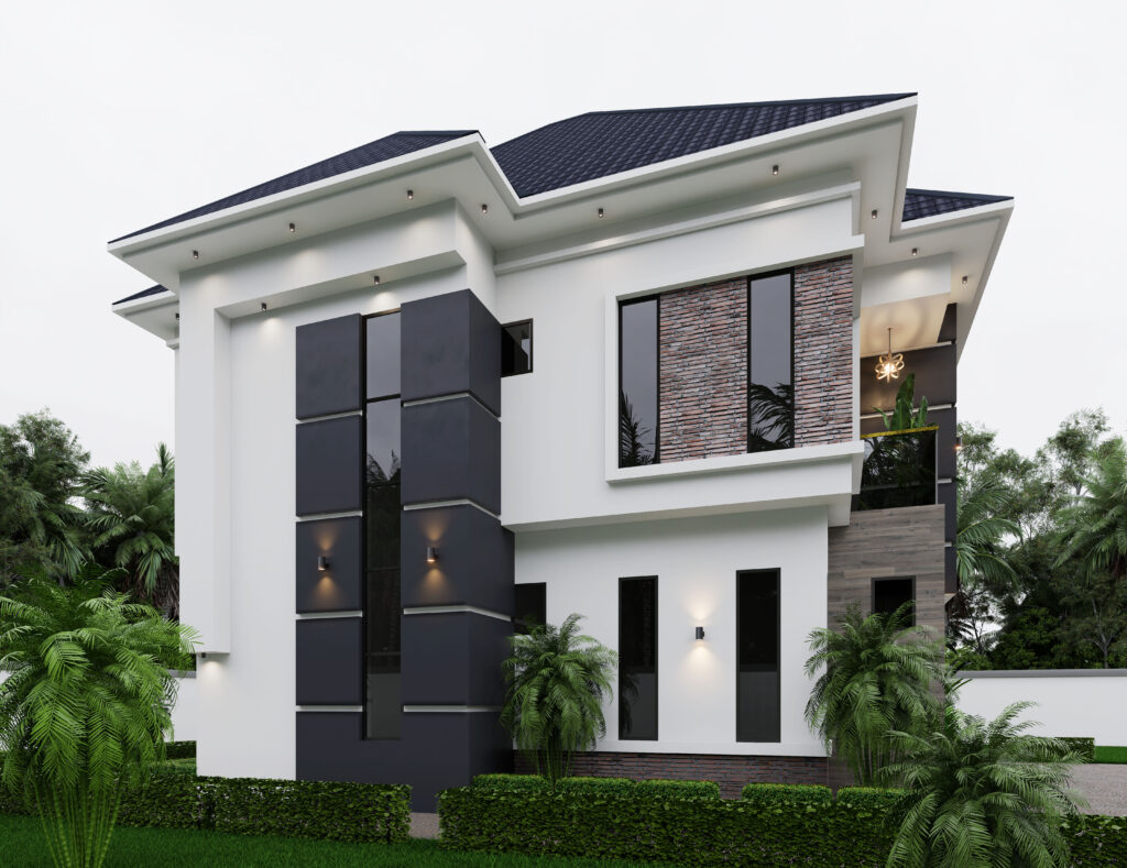 5bedroom duplex 3d house design - bullionrise consult - 6