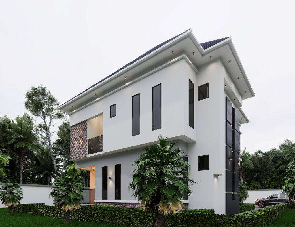 5bedroom duplex 3d house design - bullionrise consult - 7