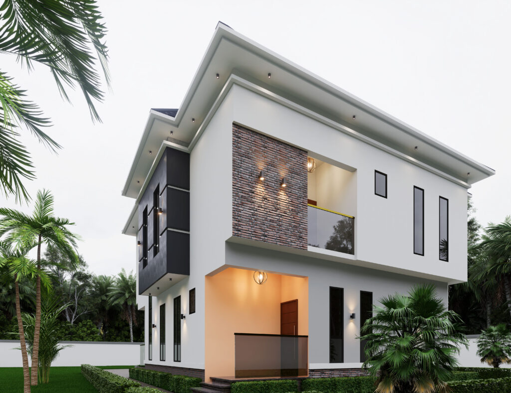 5bedroom duplex 3d house design - bullionrise consult - 8