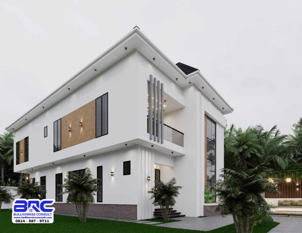 4 bed duplex house design - bullionrise consult -