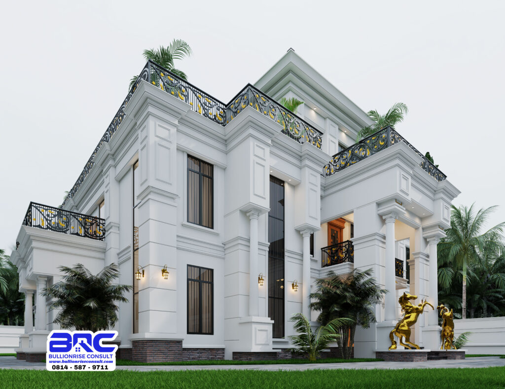 6 bedroom mansion house plan with BQ - bullionrise consult - 2