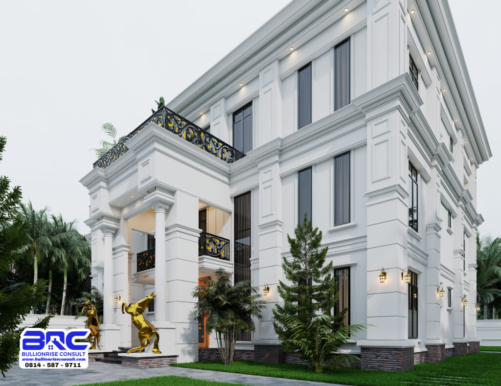 6 bedroom mansion house plan with BQ - bullionrise consult - 222