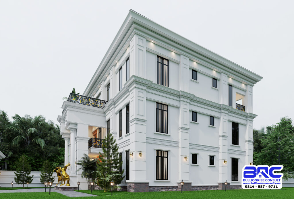 6 bedroom mansion house plan with BQ - bullionrise consult - 2241