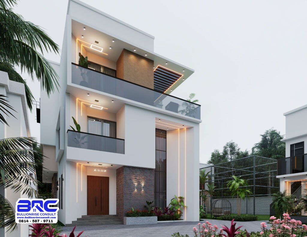 6 bedroom contemporary house plan pent house - bullionrise consult - 1