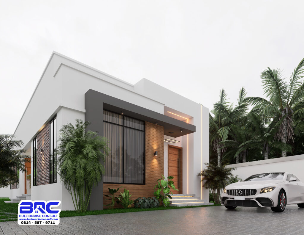 Modern three bedroom house design