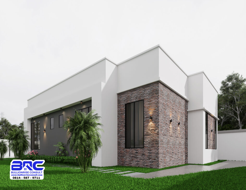modern three bedroom house design with game room - bullionrise consult 11