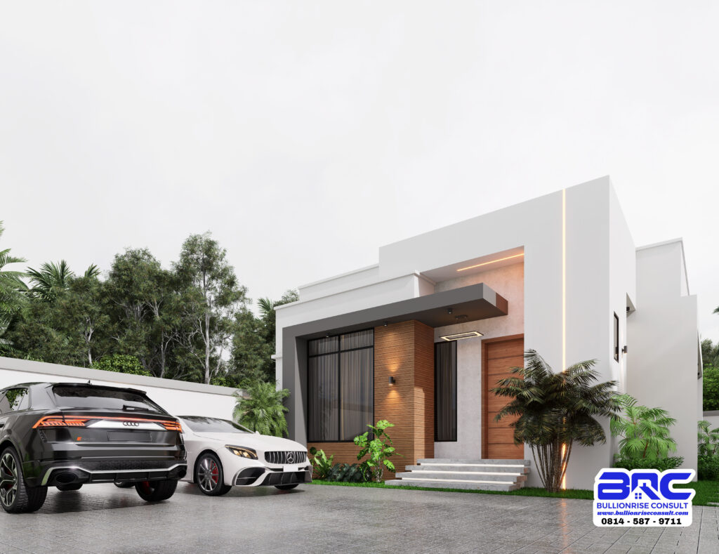 modern three bedroom house design with game room - bullionrise consult 2