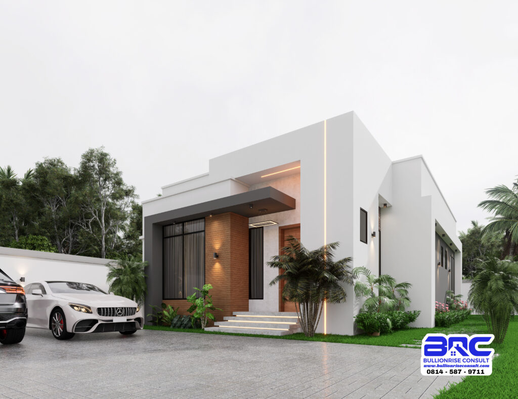 modern three bedroom house design with game room - bullionrise consult 3