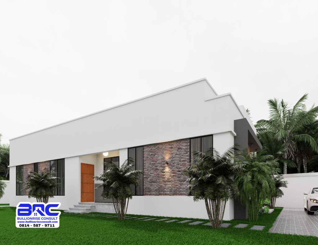 modern three bedroom house design with game room - bullionrise consult 4