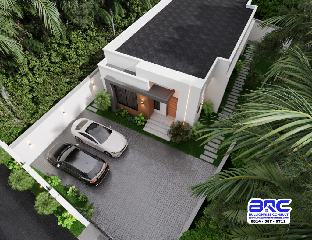 modern three bedroom house design with game room - bullionrise consult 5