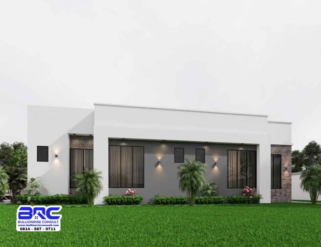 modern three bedroom house design with game room - bullionrise consult 9