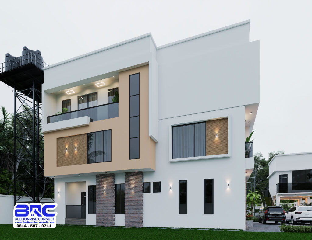 6 bedroom contemporary house plan pent house - bullionrise consult - 231