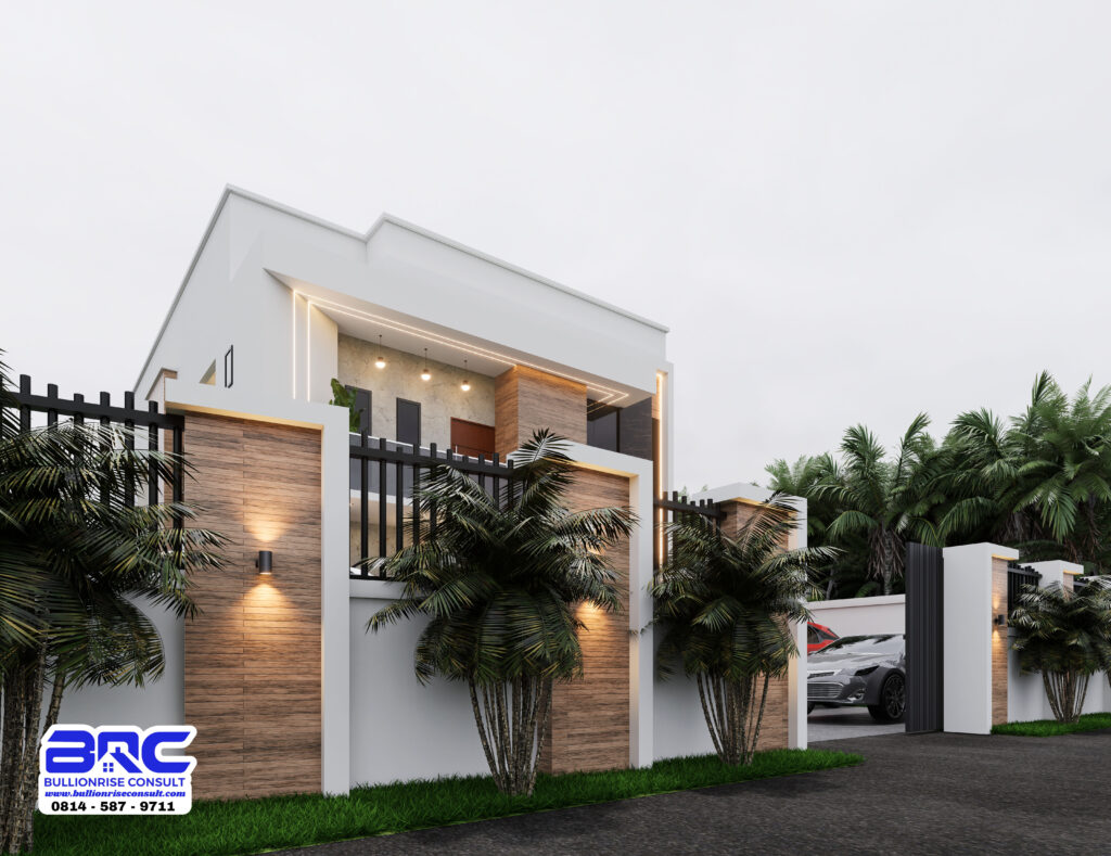 3 bedroom duplex semi detached house design - BULLIONRISE CONSULT - 5