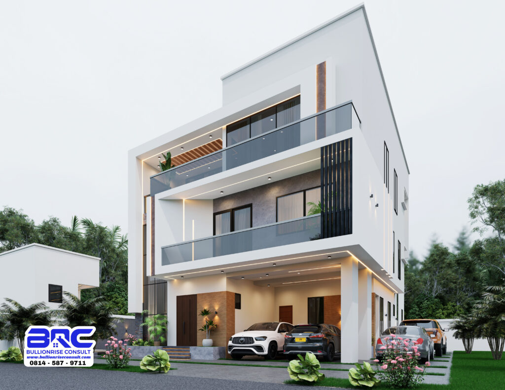 6 bedroom duplex building plan - BULLIONRISE CONSULT - 2