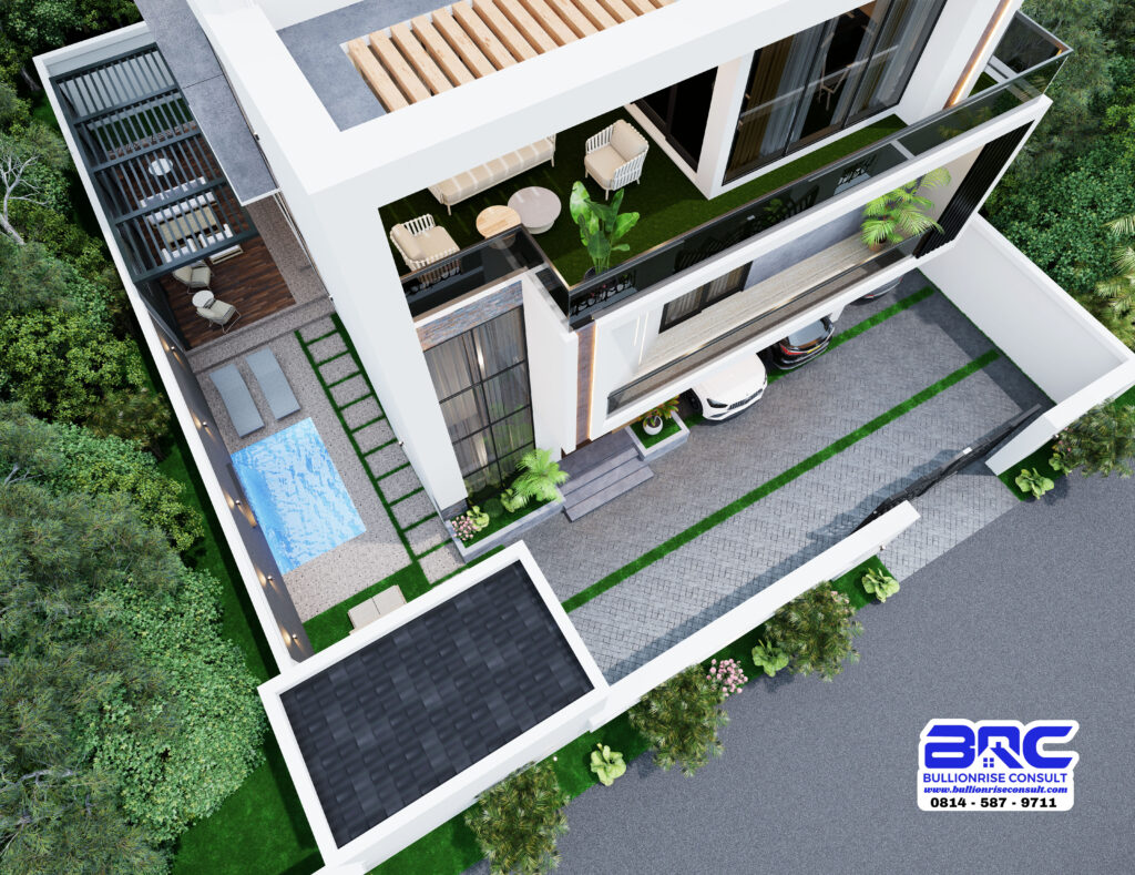 6 bedroom duplex building plan - BULLIONRISE CONSULT - 9