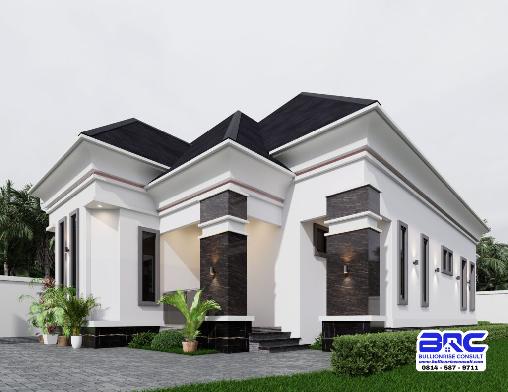 4 bedroom bungalow plans with pictures - bullionrise consult - 1