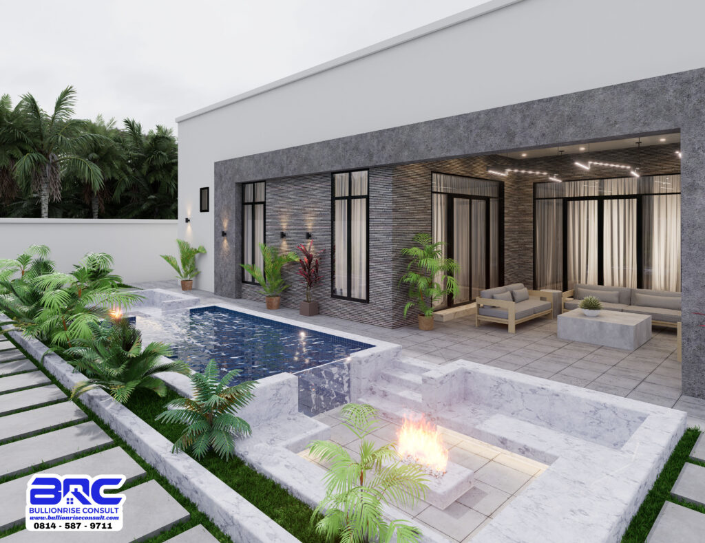 5 bedroom house plan with garage - Bullionrise consult - 18