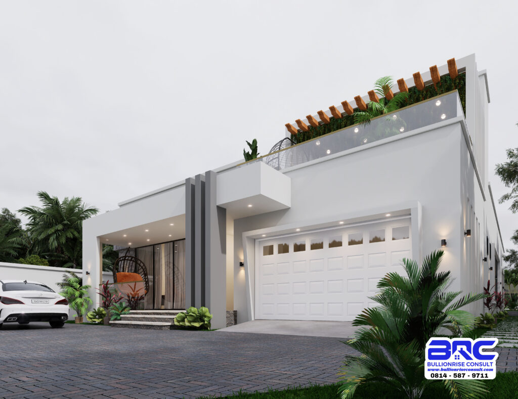 5 bedroom house plan with garage - Bullionrise consult - 4