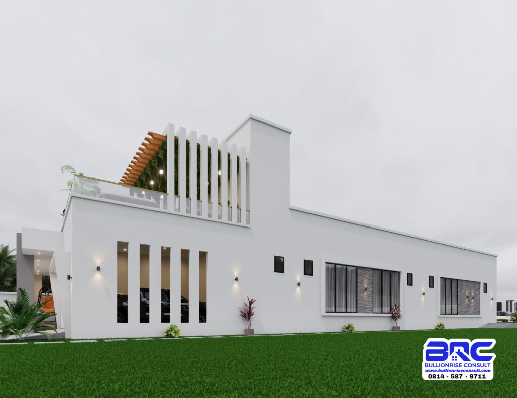 5 bedroom house plan with garage - Bullionrise consult - 5