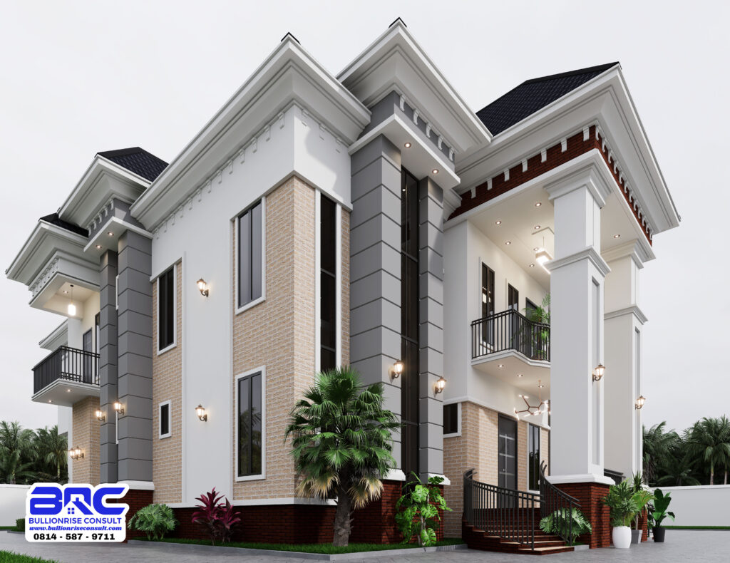 6 bedroom duplex house design - bullionrise consult - 1