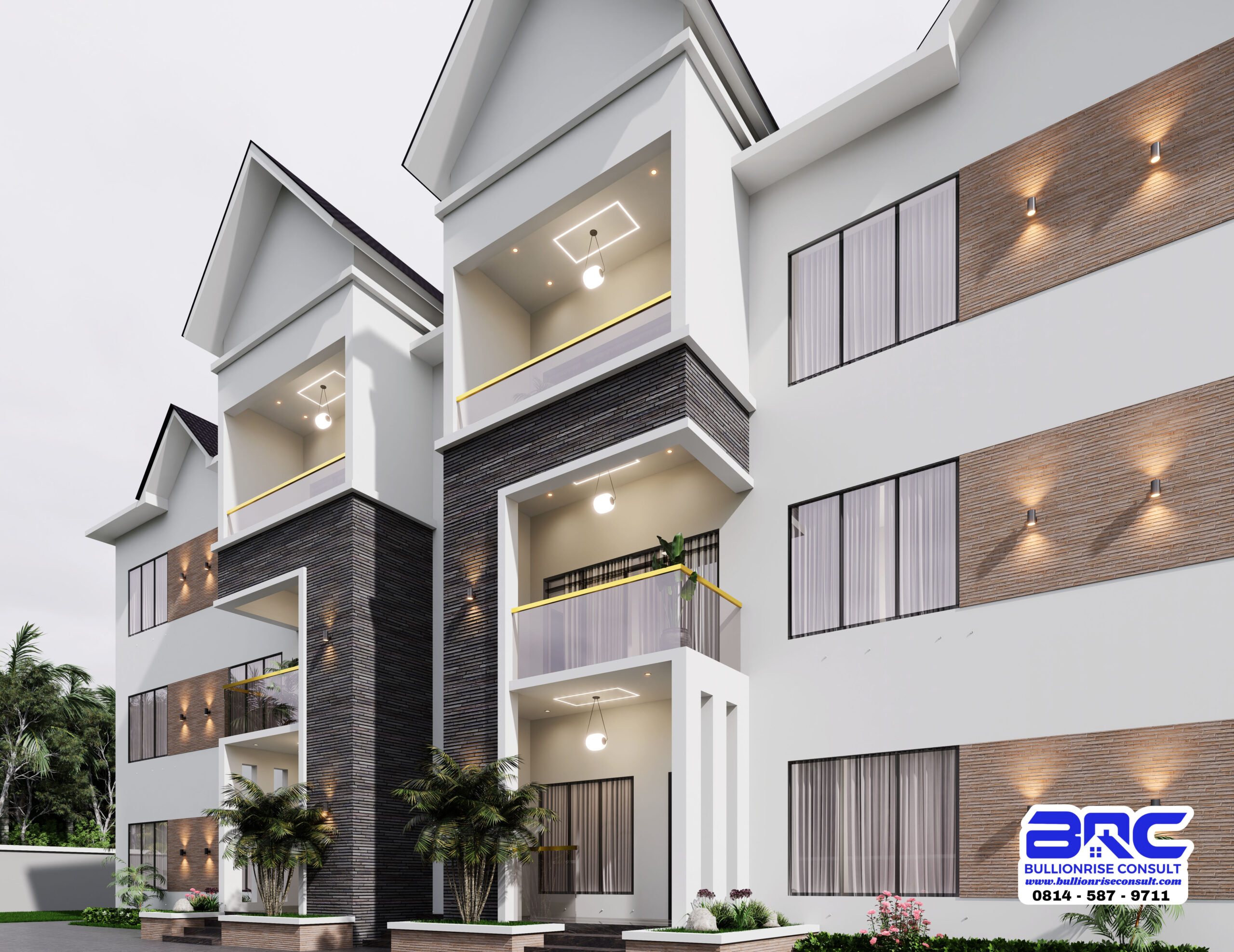 modern 3 bedroom house with open plan kitchen - bullionrise consult - 12