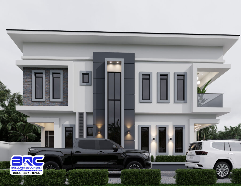 3 Bedroom Duplex Design with Flat Roof -Bullionrise Consult -Bullionrise Consult -7