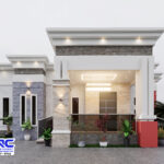 4 Bedroom Bungalow House Plans with a B/Q | The Kensington (PSN00133BA)