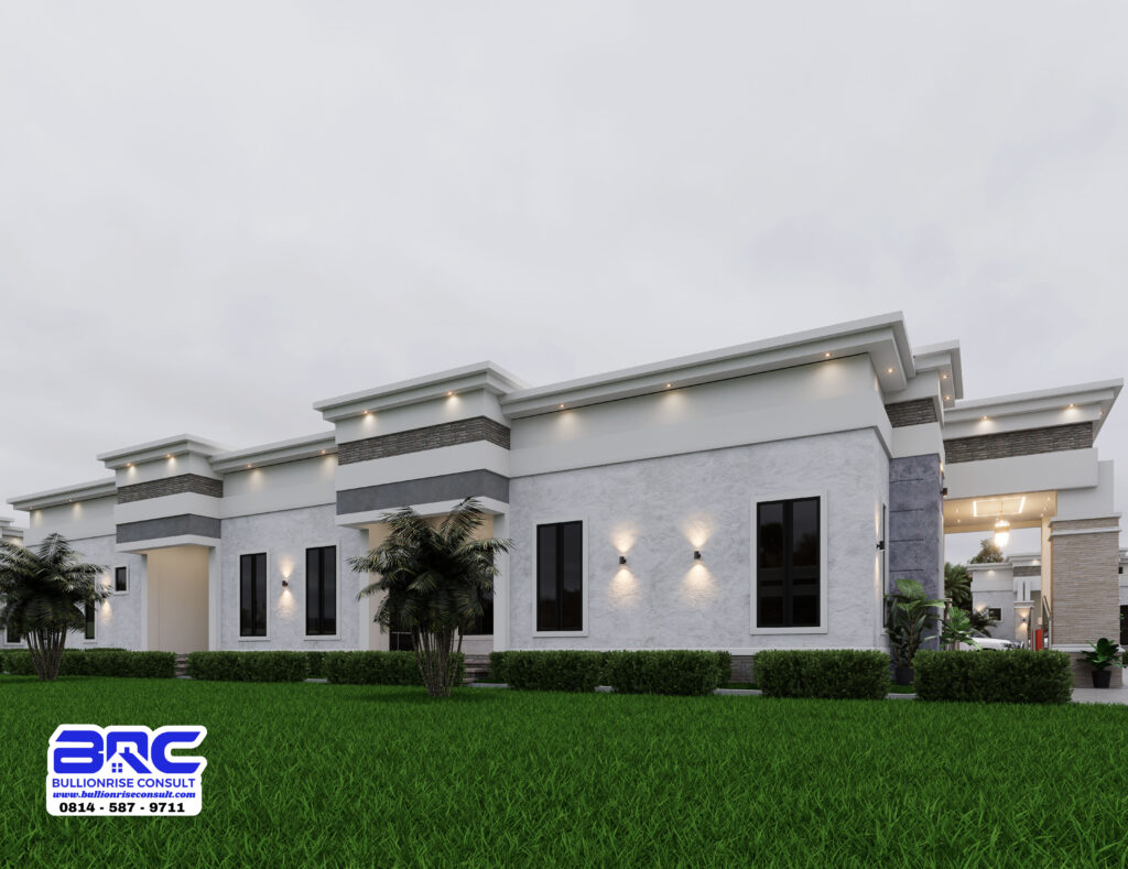 4 Bedroom Bungalow House Plans with a BQ-Bullionrise Consult-4
