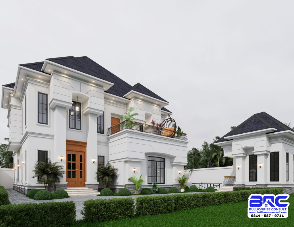 4 Bedroom Duplex House Plan with a BQ -Bullionrise Consult -10