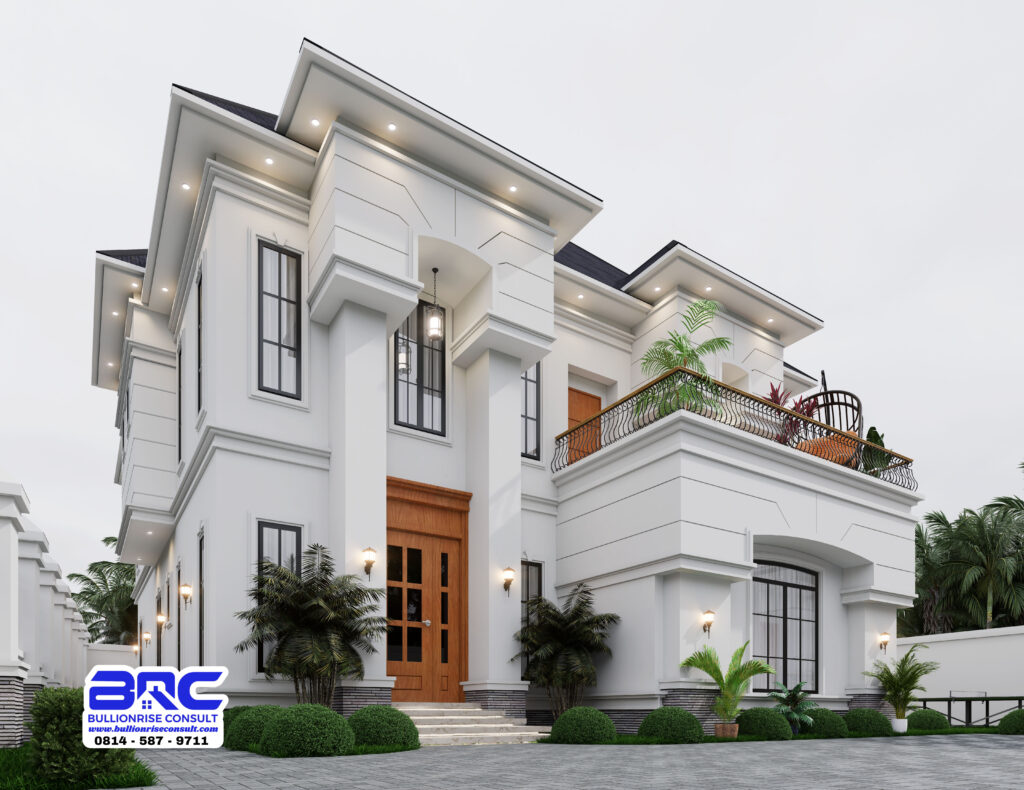 4 Bedroom Duplex House Plan with a BQ -Bullionrise Consult -3